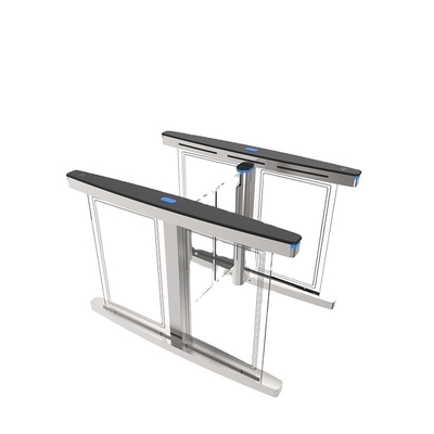 SUS304 Optical Swing Barrier Turnstile Tinggi Pinggang Penuh Otomatis