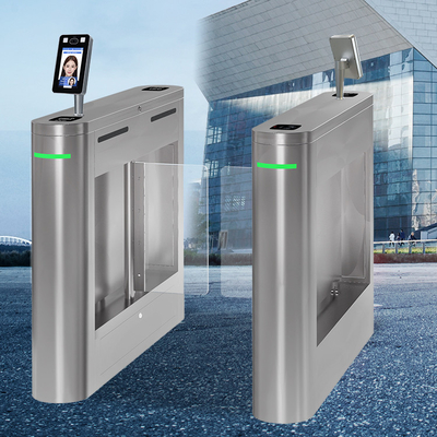 Face Recognition Terminal stainless steel Pintu Putar Disesuaikan Daya Dan Ukuran